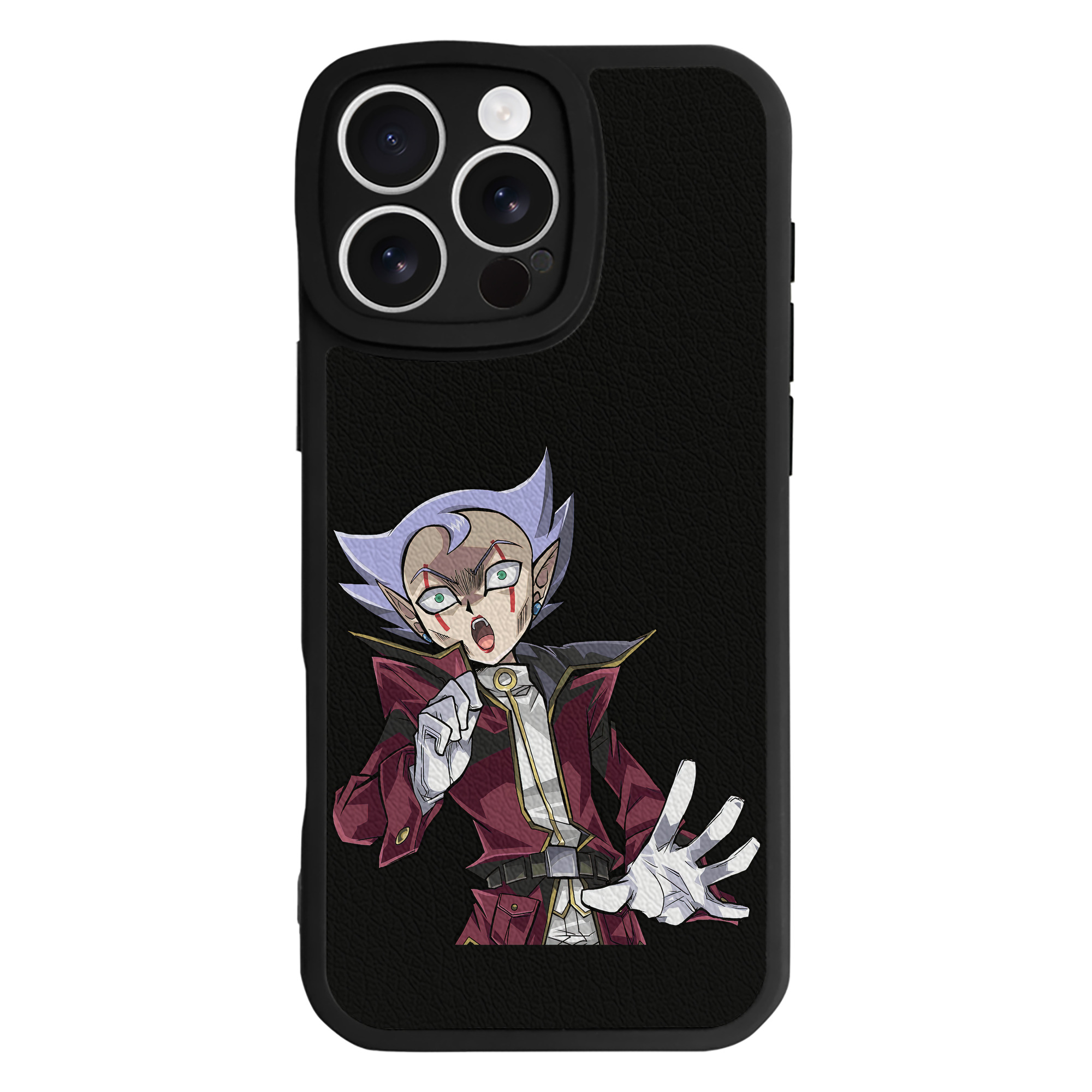 （画像用） 遊☆戯☆王 Yu-Gi-Oh! 【iPhone 16シリーズ対応】シリコンスマホケース（レザー調） 材質：シリコン